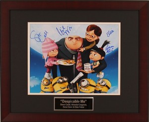 Despicable Me Autographed Charity Auction Item