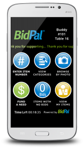 Silent Auction Mobile Bidding